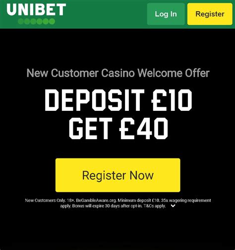 unibet casino welcome offer/